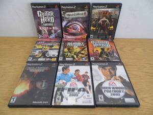 lot 93 image: Lot of 9 PS 2 Games