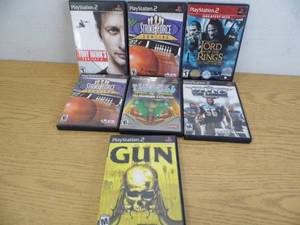 lot 96 image: Lot of 7 PS 2 Games