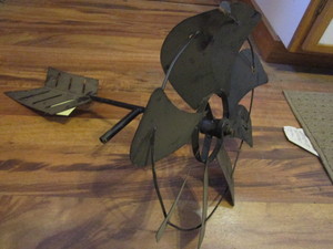 lot 877 image: STEEL WHIRLYGIG