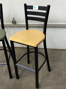 lot 29 image: Lot Of (2) Bar-Height Stools
