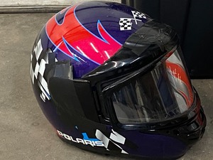 lot 43 image: Lot Of (3) Snowmobile Helmets