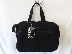 lot 9 image: Vera Bradley Computer Bag With Trolley Sleeve Midnight Paisley