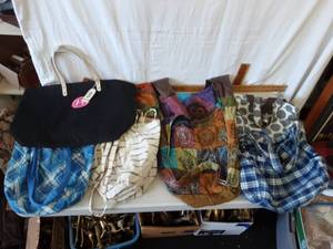 lot 18 image: Assorted Cross Body & Canvas Bags
