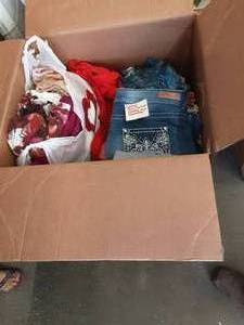 lot 37 image: Huge Lot Of Ladies Plus Size Clothing (1X-2X) Jeans, Tops, Swim Wear.