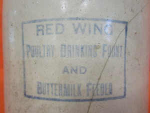 Red Wing Poultry Waterer & Buttermilk Feeder