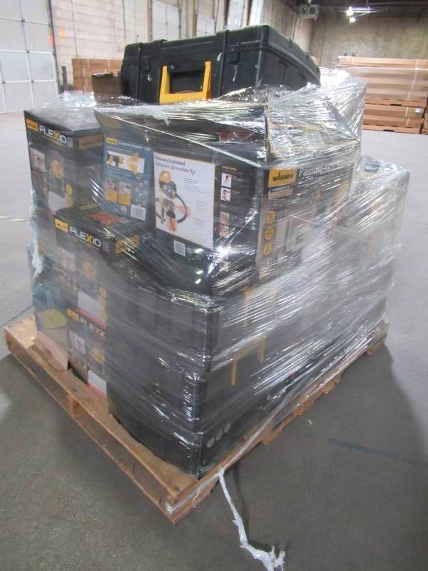 lot 300 image: WHOLESALE MIXED PALLET OF MISCELLANEOUS PAINTSTAIN SPRAYERS BY WAGNER