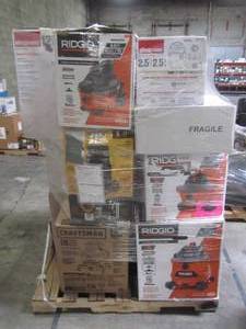 lot 301 image: WHOLESALE MIXED PALLET OF SHOP VACS