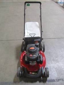 lot 1-705 image: Toro Recycler 21 in. 160 cc Honda Engine High-Wheel Gas Walk Behind Push Lawn Mower 21328