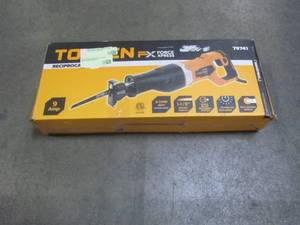 lot 835 image: Tolsen 9 Amp Corded Electric Variable Speed Reciprocating Saw 79741