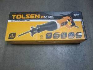 lot 841 image: Tolsen 9 Amp Corded Electric Variable Speed Reciprocating Saw 79741