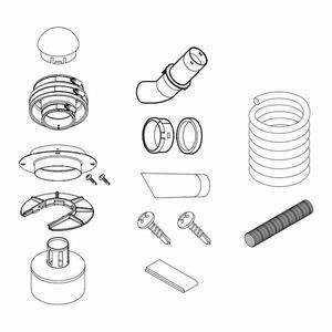 lot 338 image: Noritz EZ2FVK-1 Noritz Ez2fvk-1 Flex Vent 2 Kit EZ2FVK