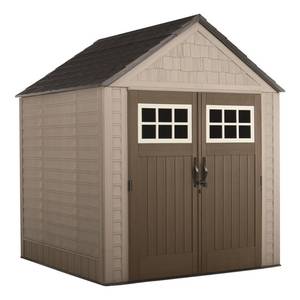 lot 157 image: Rubbermaid Big Max 7 ft. x 7 ft. Storage Shed, 2038779