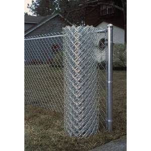 lot 158 image: 9 Rolls of Galvanized Steel Chain-link Fence Fabric - Each roll measures 6 x 50