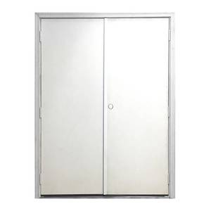 lot 630 image: Steves & Sons Pre-hung Fiberglass Wood Edge ShedPatio Door. Approximately 70 34 x 79 34 x 4 916