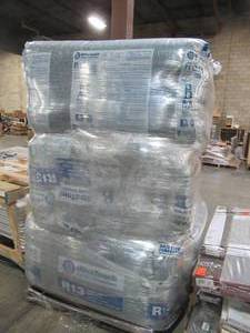 lot 140 image: Ultratouch R-13 Denim Insulation Batts 24 x 94 x 3 12 Thick (6-Bags) 8 PiecesBag, Bag covers 126.63 SqFt.