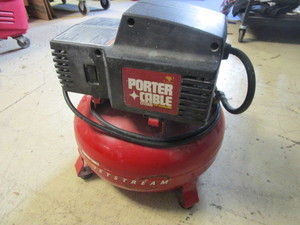 lot 709 image: PORTER-CABLE JET STREAM AIR COMPRESSOR