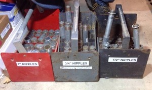 Storage Trays and Pipe Nipples