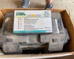 Sump Pump Battery Back Up System