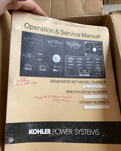 Box of Generator Manuals