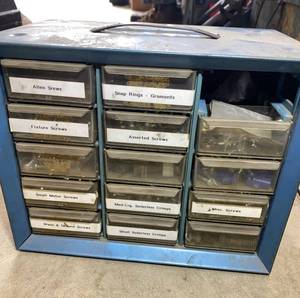 Tray of Screws & Other Hardware