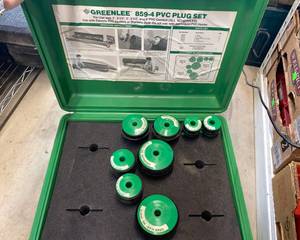 Greenlee 859-4 PVC Plug Set