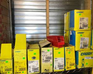 Several Boxes of Caddy Clamps & Hangers