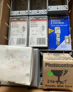 Red Dot Weather Proof Boxes & Photo Eyes