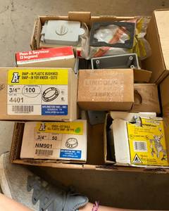 Assorted Boxes, Covers & KO Plugs