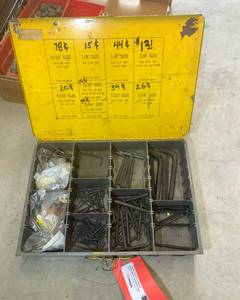 Case of Allen Wrenches