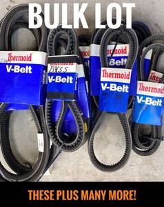 Bulk Lot of V-Belts AX, B, BX (Qty 65)