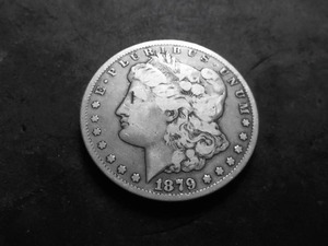 lot 1 image: 1879 CC  Morgan Silver Dollar