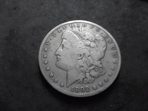 lot 12 image: 1892 S Morgan Silver Dollar
