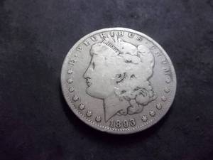lot 13 image: 1893 Morgan Silver Dollar