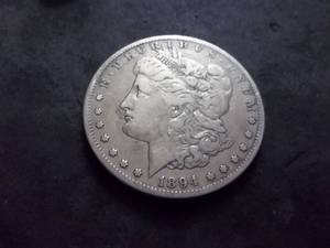 lot 15 image: 1894 S Morgan Silver Dollar
