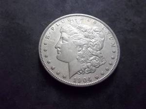 lot 20 image: 1904 Morgan Silver Dollar
