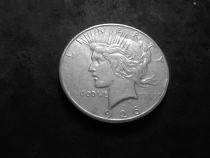lot 36 image: 1926 S Silver Peace Dollar