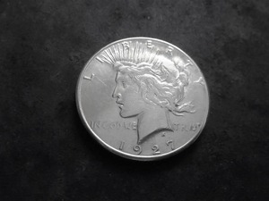 lot 39 image: 1927 S Peace Silver Dollar