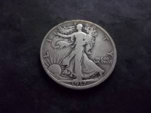 lot 50 image: 1917 Walker Half Dollar