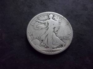 lot 52 image: 1917 D Reverse Mint Walker Half Dollar
