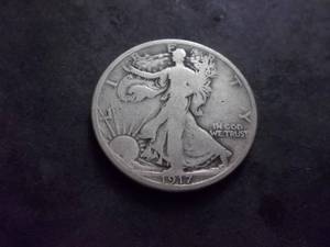 lot 54 image: 1917 S Reverse Mint Walker Half Dollar