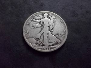 lot 56 image: 1918 D Walker Half Dollar