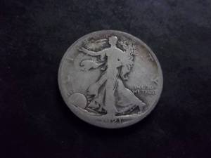 lot 65 image: 1921 D Walker Half Dollar