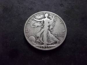 lot 76 image: 1935 Walker Half Dollar