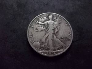 lot 81 image: 1936 S Walker Half Dollar