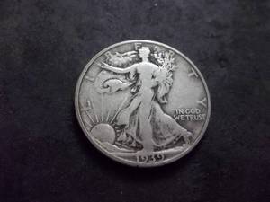 lot 89 image: 1939 S Walker Half Dollar