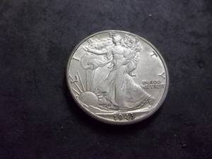 lot 99 image: 1943 D Walker Half Dollar