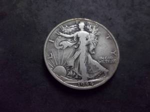 lot 103 image: 1944 S Walker Half Dollar