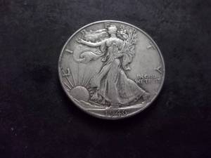 lot 107 image: 1946 Walker Half Dollar