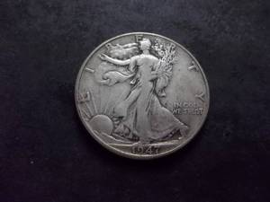 lot 110 image: 1947 Walker Half Dollar