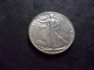 lot 111 image: 1947 D Walker Half Dollar